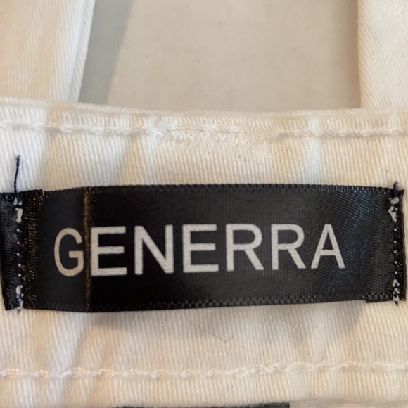 Generra NWT Junior Size 9 White Mid Rise Skinny Stretchy Jeans: 4228 - Picture 8 of 10